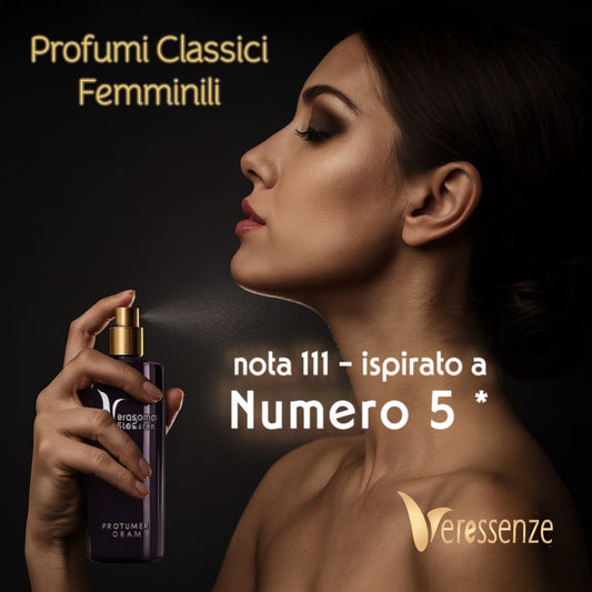 Profumo Veressenze 111 - stessa famiglia olfattiva di NUMERO 5*