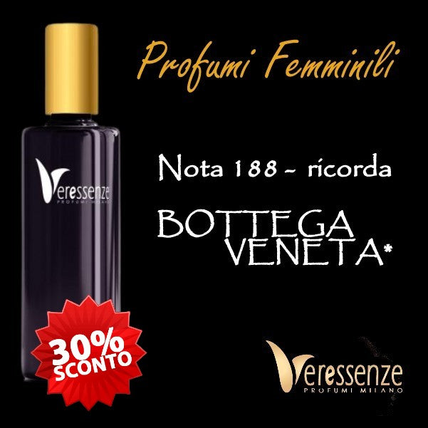 Veressenze Profumi Equivalenti nr. 188 - stessa famiglia olfattiva di BOTTEGA VENETA*