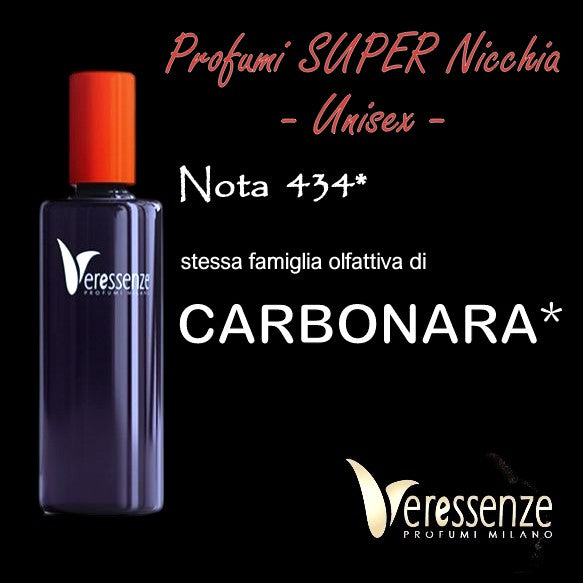 Veressenze Profumo Equivalente 434 | stessa famiglia olfattiva di CARBONARA*