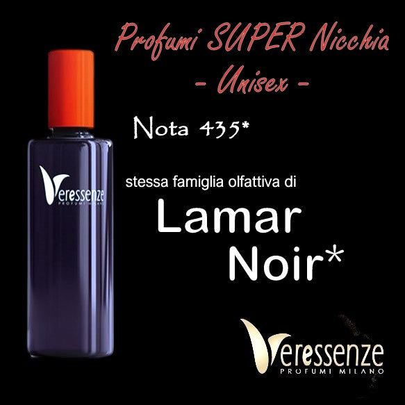Veressenze Profumo Equivalente 435 | stessa famiglia olfattiva di LAMAR NOIR*
