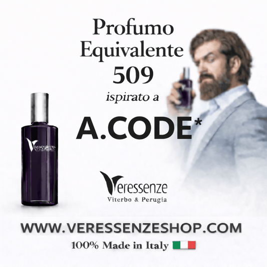 Veressenze Profumo 509 | ispirato a A. CODE* - Veressenze Shop