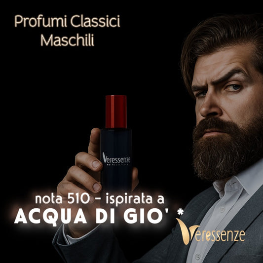 Profumo Veressenze 510 - stessa famiglia olfattiva di ACQUA DI GIO