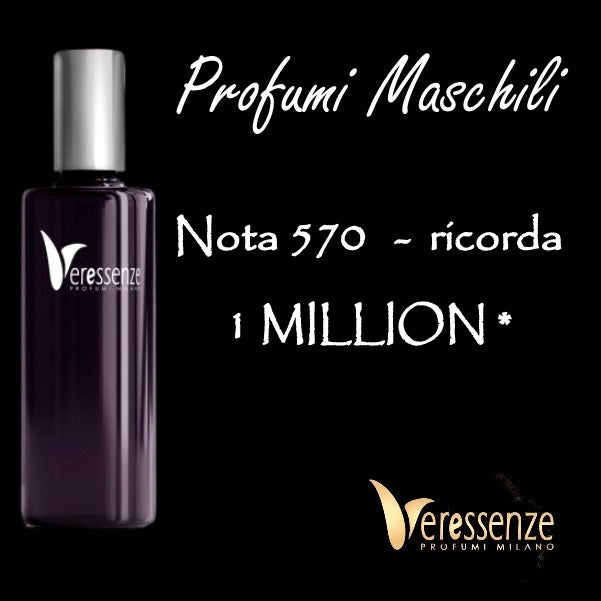 Profumo Veressenze 570 | stessa famiglia olfattiva di 1 Million*