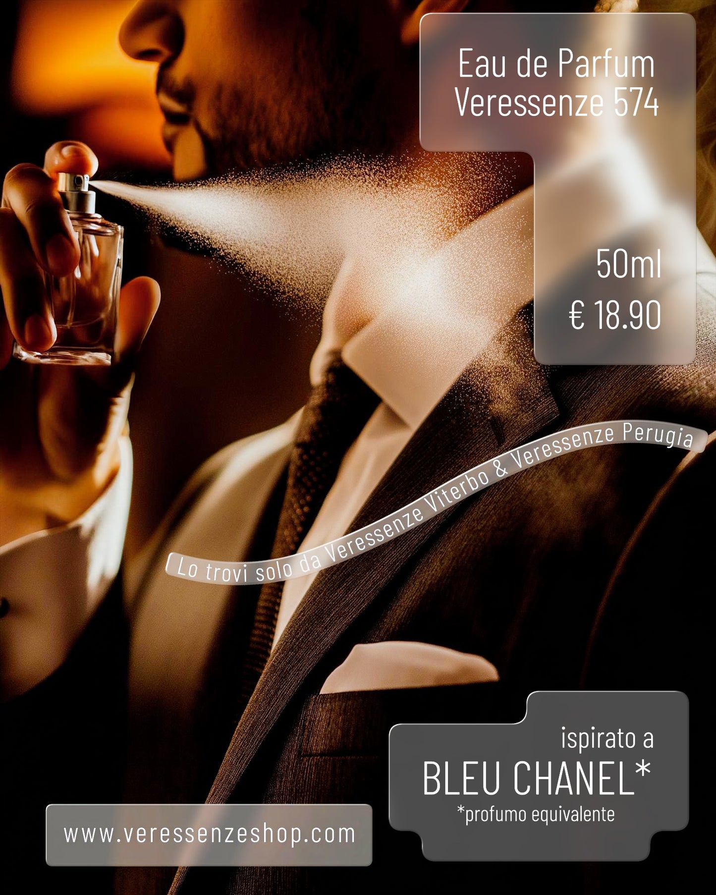 Profumo Veressenze 574 - stessa famiglia olfattiva di BLEU*