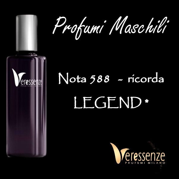 Profumo Veressenze 588 - stessa famiglia olfattiva di LEGEND*