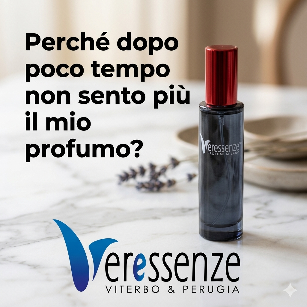 Perchè dopo poco tempo non sento più il mio profumo ?