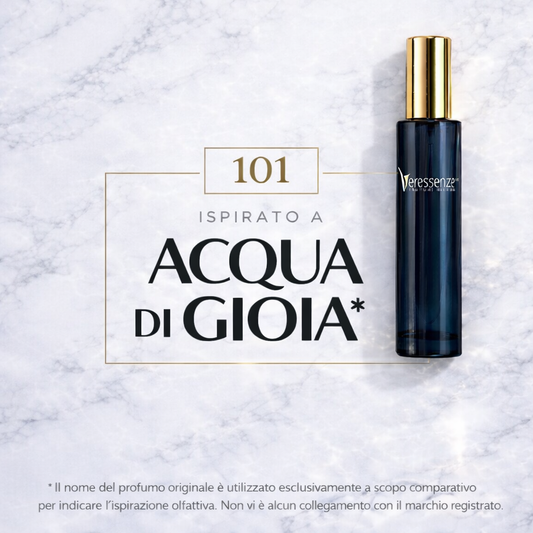 Veressenze 101 | ispirato a ACQUA DI GIOIA*
