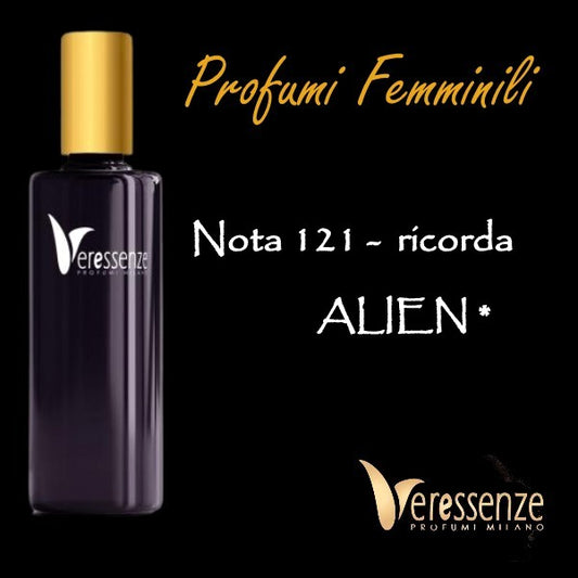 Profumo Veressenze 121 | stessa famiglia olfattiva di ALIEN*