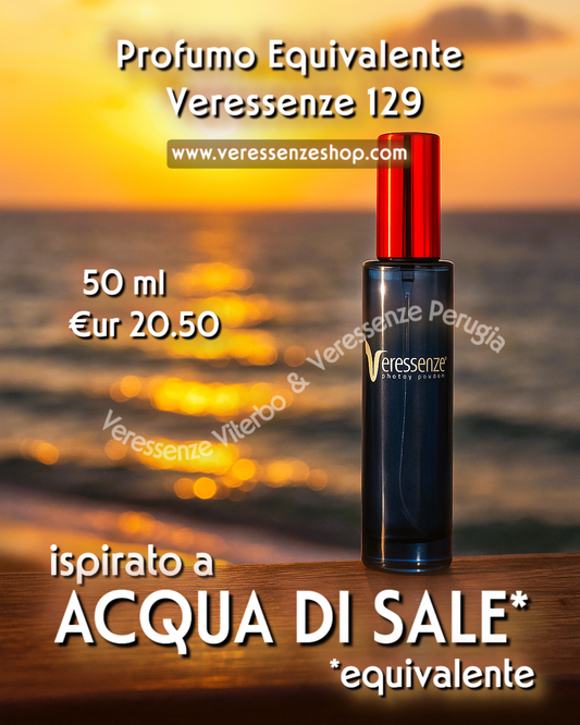 Profumo Veressenze 129 | stessa famiglia olfattiva di ACQUA DI SALE*