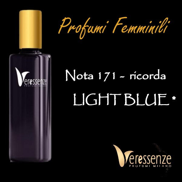 Profumo Veressenze 171 - stessa famiglia olfattiva di LIGHT BLUE*