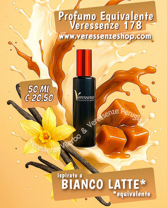 Profumo Veressenze 178 | stessa famiglia olfattiva di BIANCO LATTE*
