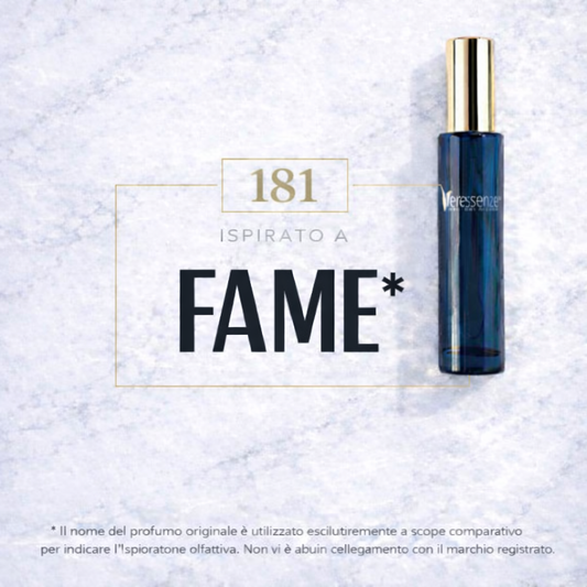 Veressenze 181 | ispirato a FAME*