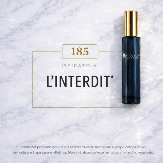 Veressenze 185 | ispirato a L'INTERDIT*
