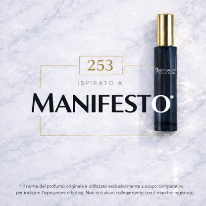 Veressenze 253 | ispirato a MANIFESTO*