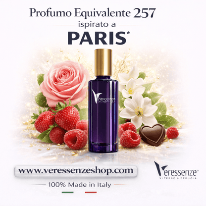 Veressenze Profumo 257 | ispirato a PARIS* - Veressenze Shop