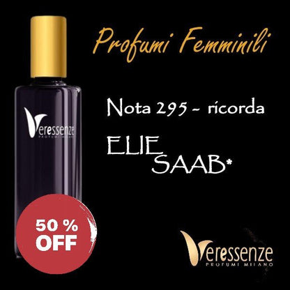 Profumo Veressenze 295 - stessa famiglia olfattiva di ELIE SAAB* - Veressenze Shop
