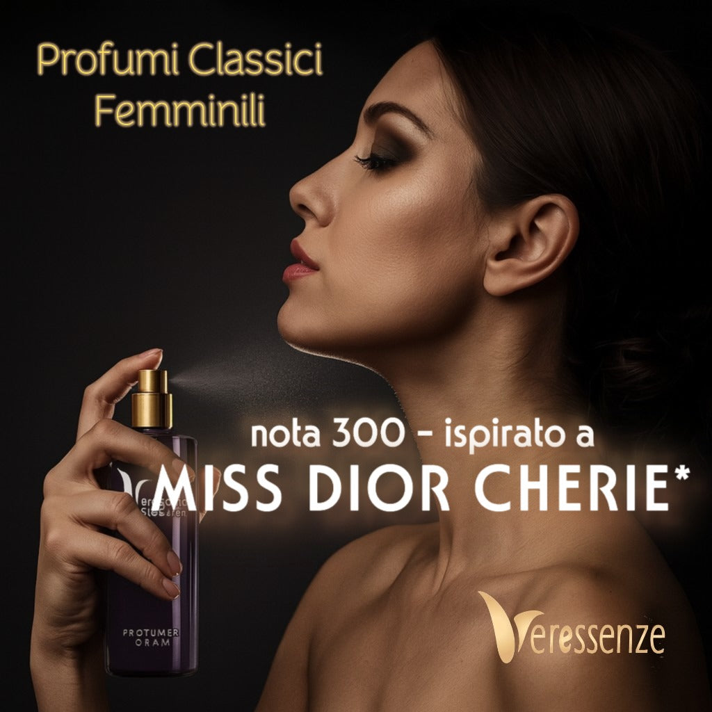 Profumo Veressenze 300 - stessa famiglia olfattiva di MISS DIOR CHERIE*