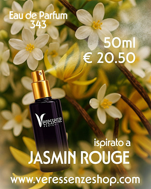 Profumo Veressenze 343 | stessa famiglia olfattiva di JASMIN ROUGE*