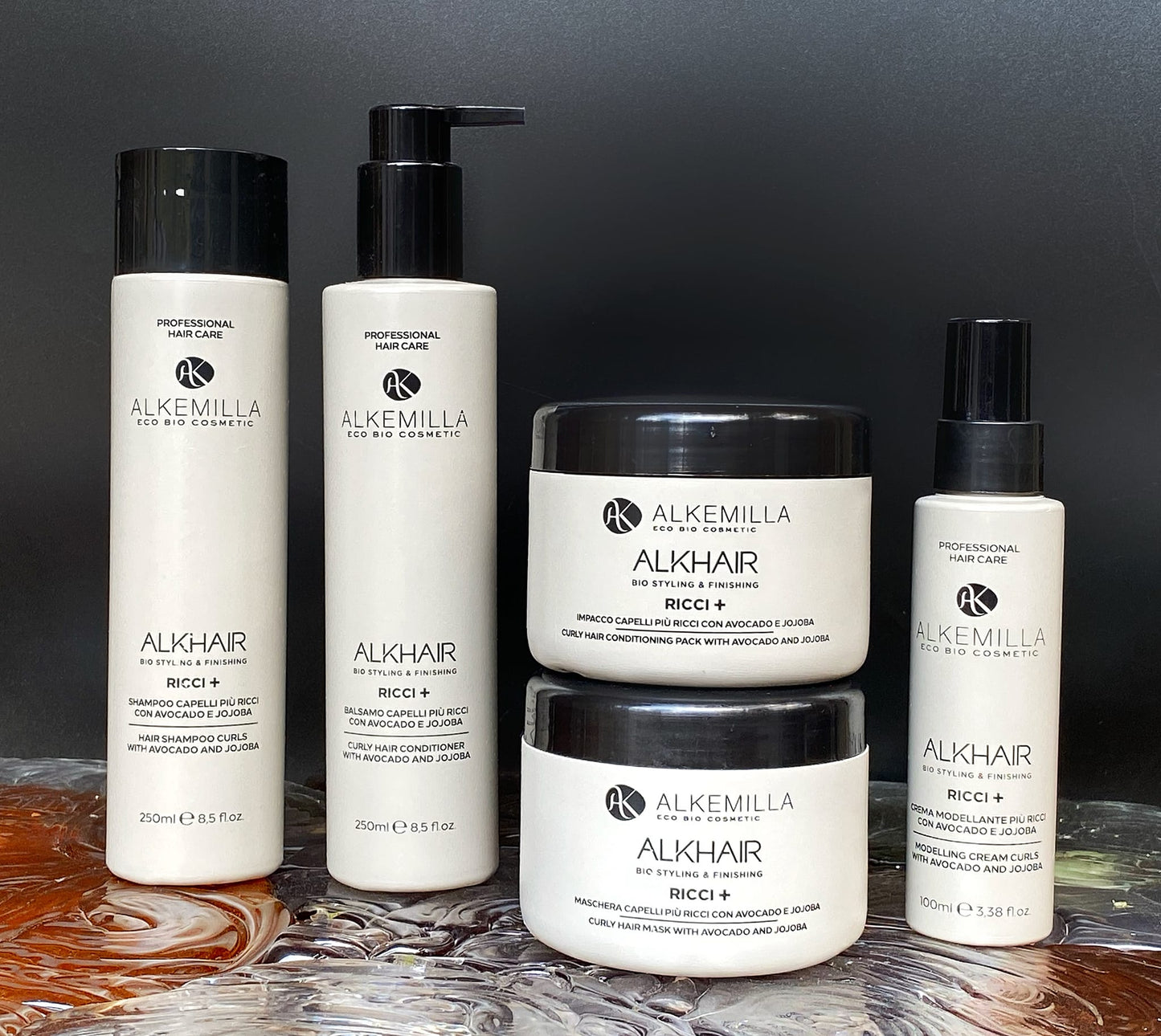 ALKEMILLA Bio Maschera Capelli Ricci + con Avocado e Jojoba