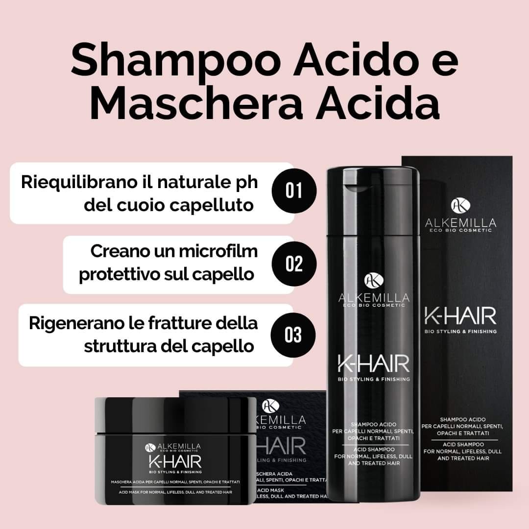 Alkemilla Bio Shampoo Acido capelli spenti e opachi