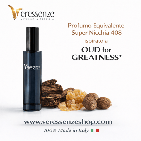 Veressenze Profumo 408 | ispirato a OUD FOR GREATNESS* - Veressenze Shop