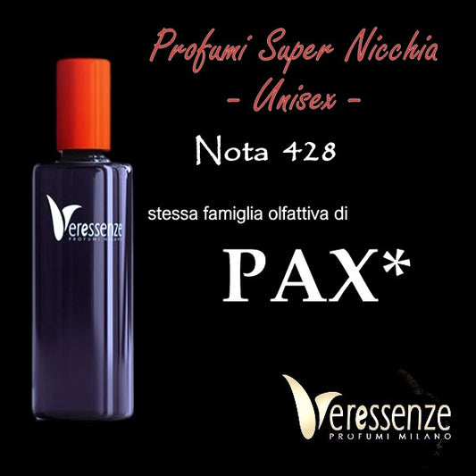 Veressenze nota 428 | stessa famiglia olfattiva di PAX*