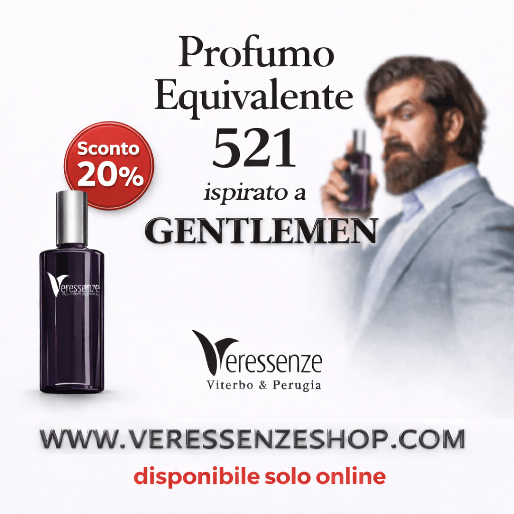Veressenze Profumo 521 | ispirato a GENTLEMEN* - Veressenze Shop