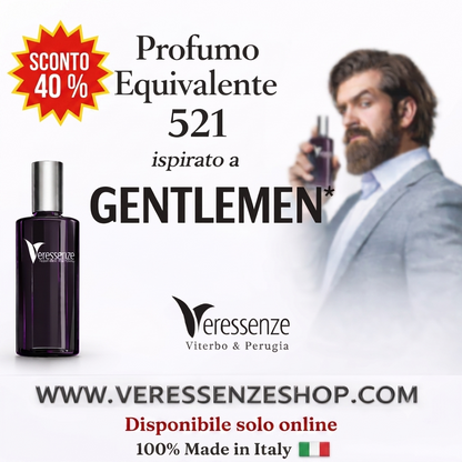 Veressenze 521 | ispirato a GENTLEMEN*