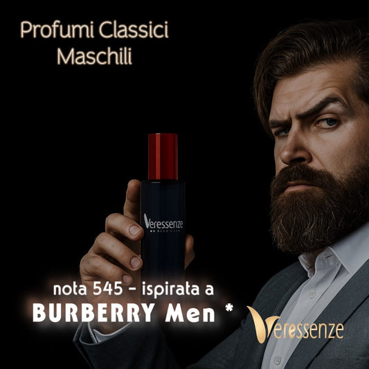 Profumo Veressenze 545 - stessa famiglia olfattiva di FOR MEN*