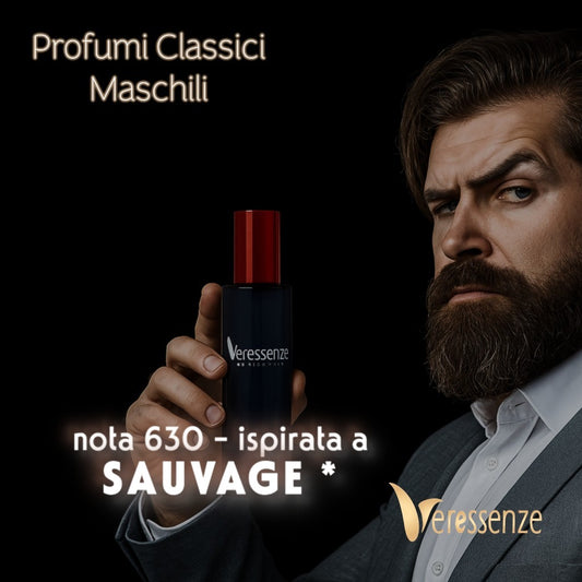 Profumo Veressenze 630 - stessa famiglia olfattiva di SAUVAGE*