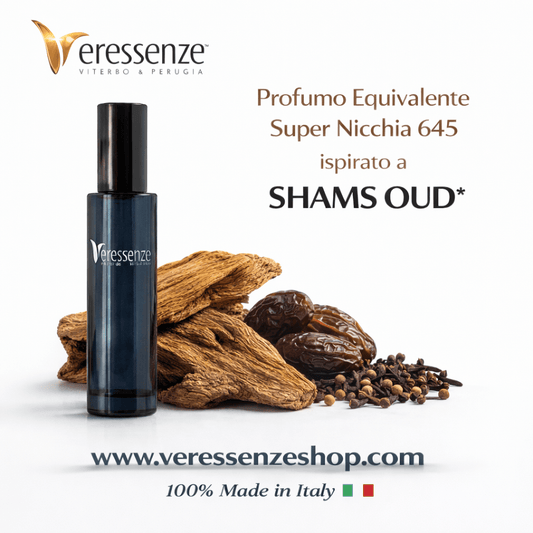 Veressenze Profumo 645 | ispirato a SHAMS OUD* - Veressenze Shop