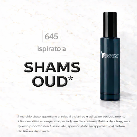 Veressenze 645 | ispirato a SHAMS OUD*