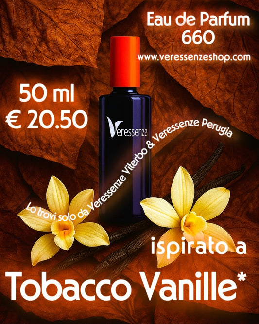 Profumo Veressenze 660 - stessa famiglia olfattiva di TOBACCO VANILLE*