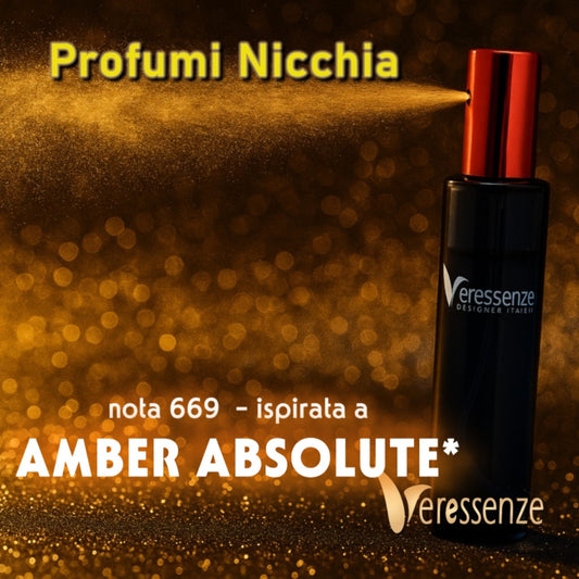 Profumo Veressenze 669 | ispirato a AMBER ABSOLUTE*