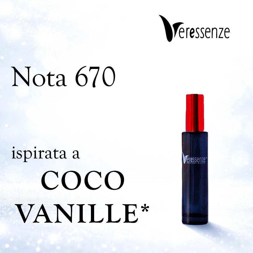 Veressenze Profumo 670 | ispirato a COCO VANILLE*