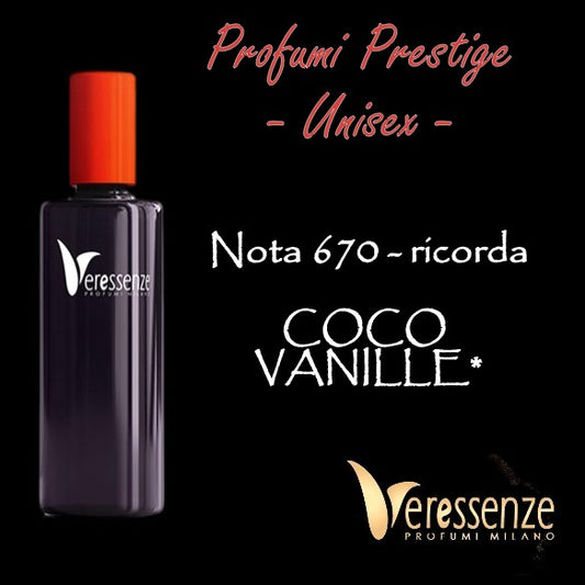 Profumo Veressenze 670 - stessa famiglia olfattiva di COCO VANILLE*