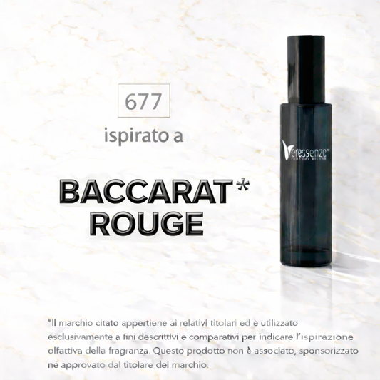 Veressenze 677 | ispirato a BACCARAT ROUGE*