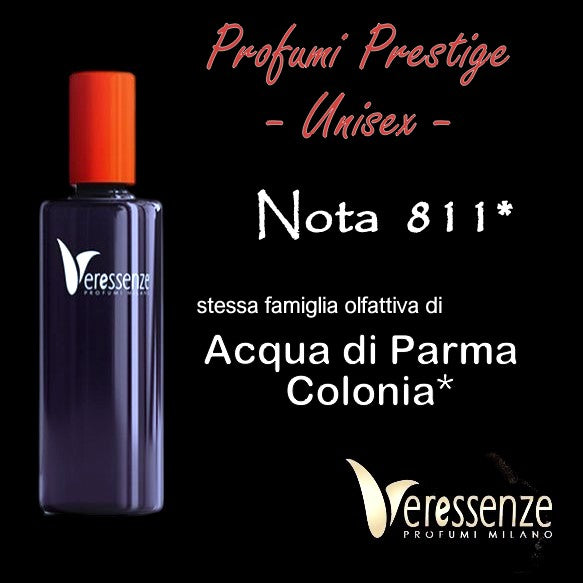 Veressenze Profumo 811 | stessa famiglia olfattiva di Acqua di Parma Colonia*