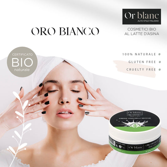 OR BLANC - CREMA VISO PELLI SECCHE AL LATTE D’ASINA E SANTOREGGIA MONTANA