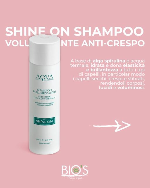 AQUA BIO'S THERMAE - Shampoo volumizzante anti-crespo 200 ml